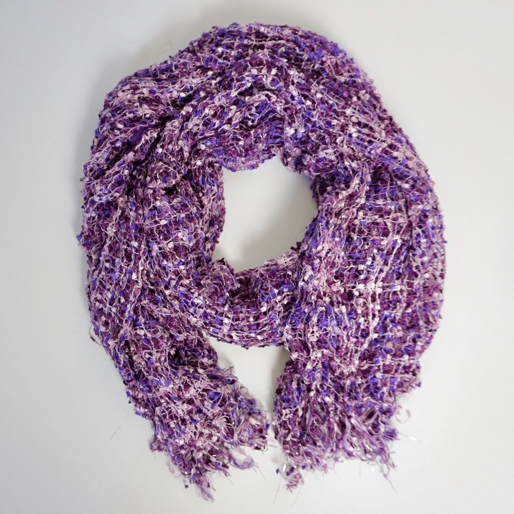 CRUISE CLUB‎ Purple Scarf/Shawl/Coverup